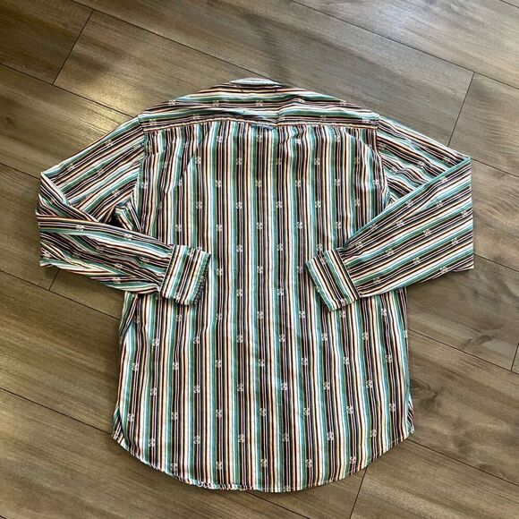 Robert Graham Stripe Casual Buttonup Shirt Men Large Bin J-22 - Picture 6 of 6